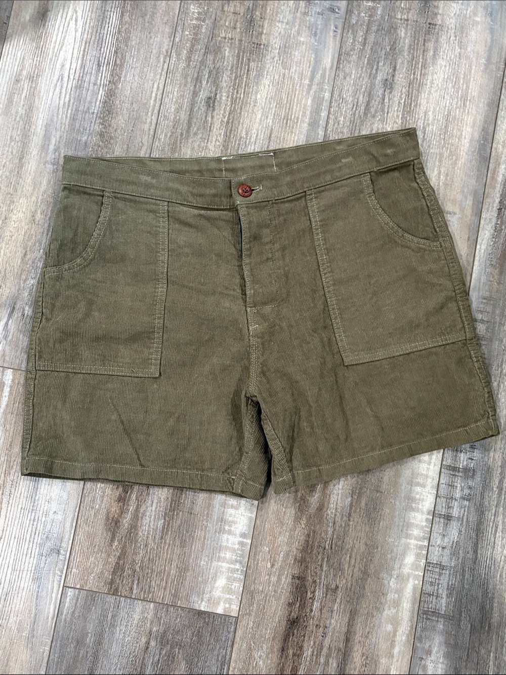 Birdwell Beach Britches Corduroy Shorts Size 35
